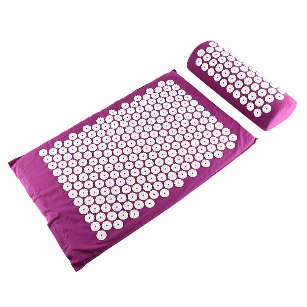 Acupressure Massager Cushion Yoga Mat Set - kandcspot